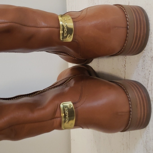 Coach Mirriam Womens Leather Winter Boots Size 7.5 - Picture 9 of 10